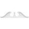 Ekena Millwork Rams Head Architectural Grade PVC Pediment (Urn Ships Unattached in Box), 60"W x 15"H x 2-3/4"P PEDPS060X150RHP00 - alternate 2